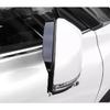 Для Toyota Corolla -2024 2 шт. Автомобильная наклейка ABS Наружная накладка на рамку козырька от дождя бокового зеркала Декоративные аксессуары Углеродно-черный