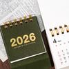 Мини настольный календарь 2026 Настольный перекидной маленький настольный календарь Янв. 2026 по дек. 2026 12