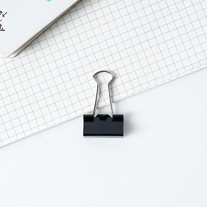 Black Long Tail Paper Clip - Small Phoenix Iron Clip for Office and Test Papers