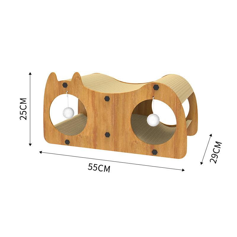 Cat Scratching Board Cat Nest Wear-resistant Non-shedding All-in-one Cat House Four Seasons Scratch-resistant Cat Post Vertical Cat Climbing Frame