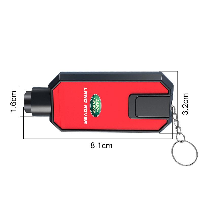 GR Gazoo Racing Молоток для разбивания стекла автомобиля Резак для ремня безопасности с брелоком для Land Rover Range Rover Velar Velar Freelander 3 SVR L320 L330 Defender