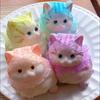 Slow Rebound Cat Doll Squeeze Toy Cartoon Cat Fidget Toy  Mini Ornaments
