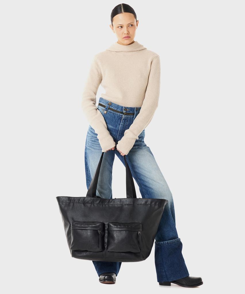 Eastpak X Egon Lab Leather Tote Bag L Leather