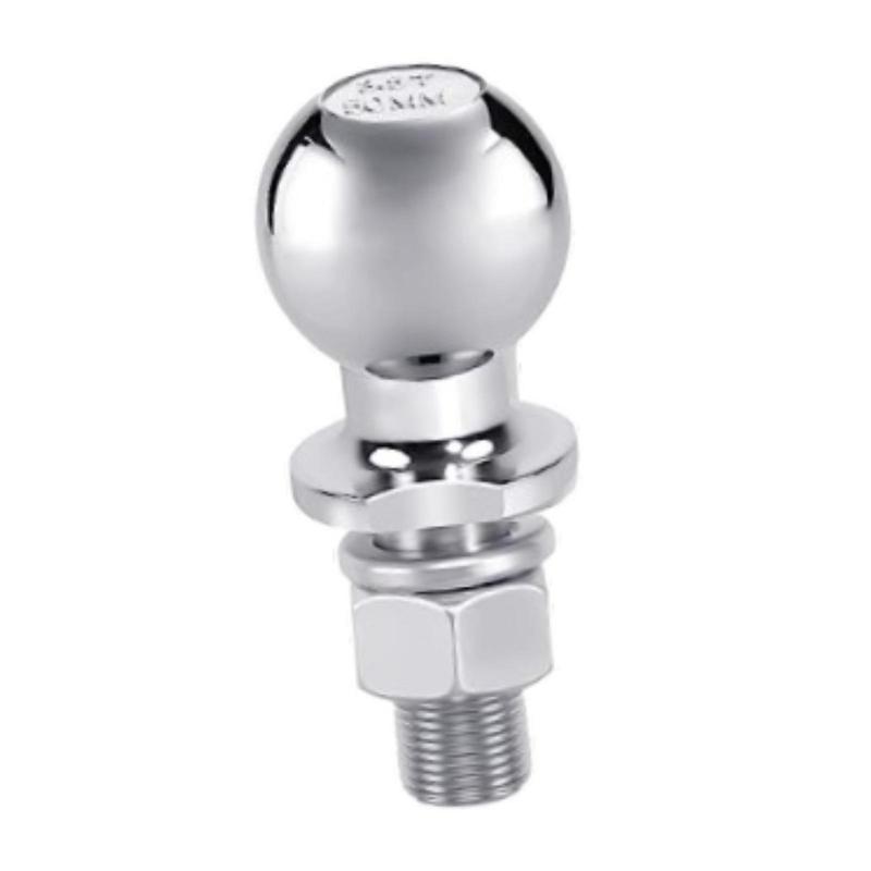 Universal Steel Trailer Hitch Ball 50mm Secure Locking Device Durable Accessory for Flatbed RV and Boat Trailers