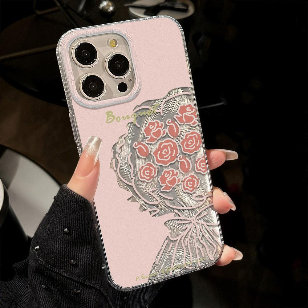 Feather Luster Phone Case for Samsung A53 A14 A33 A12 A32 S24 S23 Plus S20 S21 FE for iPhone 17 15 16 13 Pro 17 16 Pro Max Butterfly Bow Phone Case