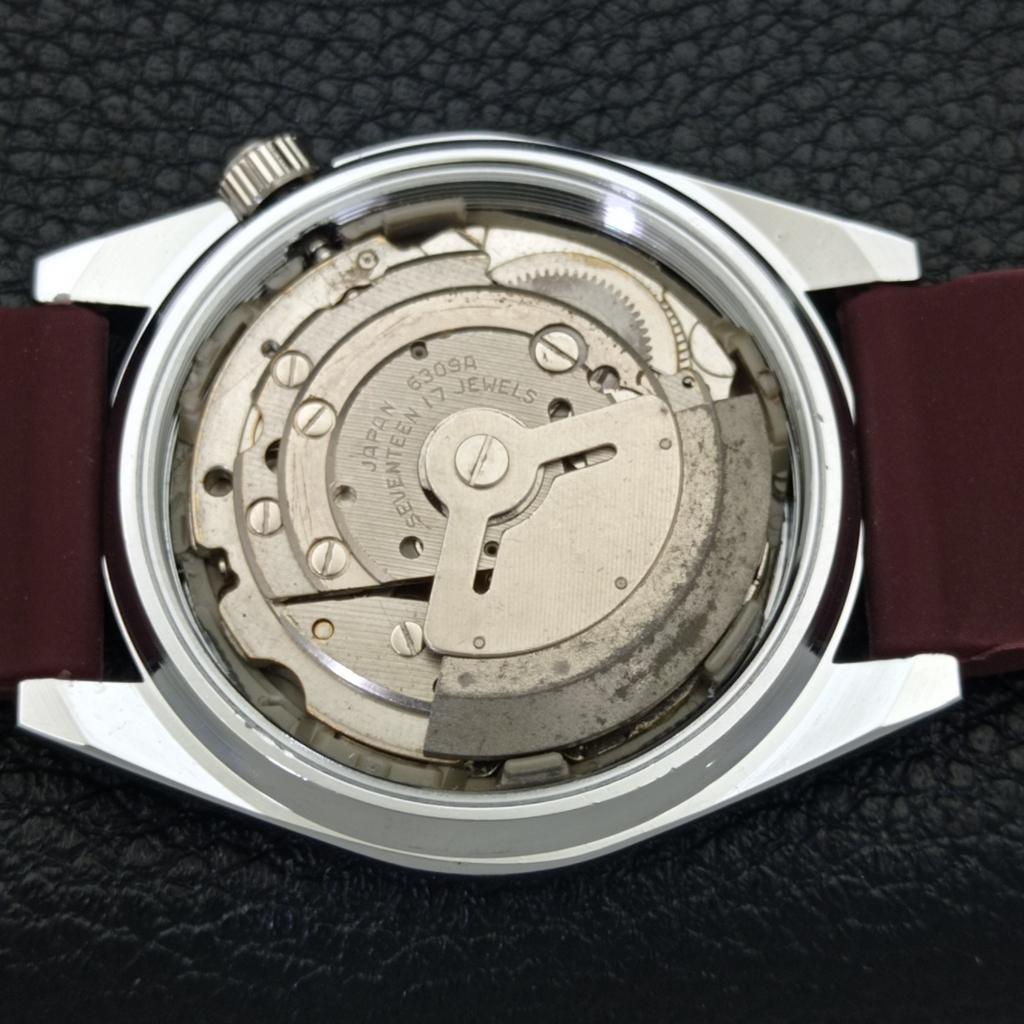 ВОССТАНОВЛЕННЫЕ МУЖСКИЕ АВТОМАТИЧЕСКИЕ ЧАСЫ SEIKO 5 СДЕЛАНО В ЯПОНИИ КРАСНЫЙ ЦИФЕРБЛАТ ЗАКАЗНЫЕ a440110-2 QV90-a440110