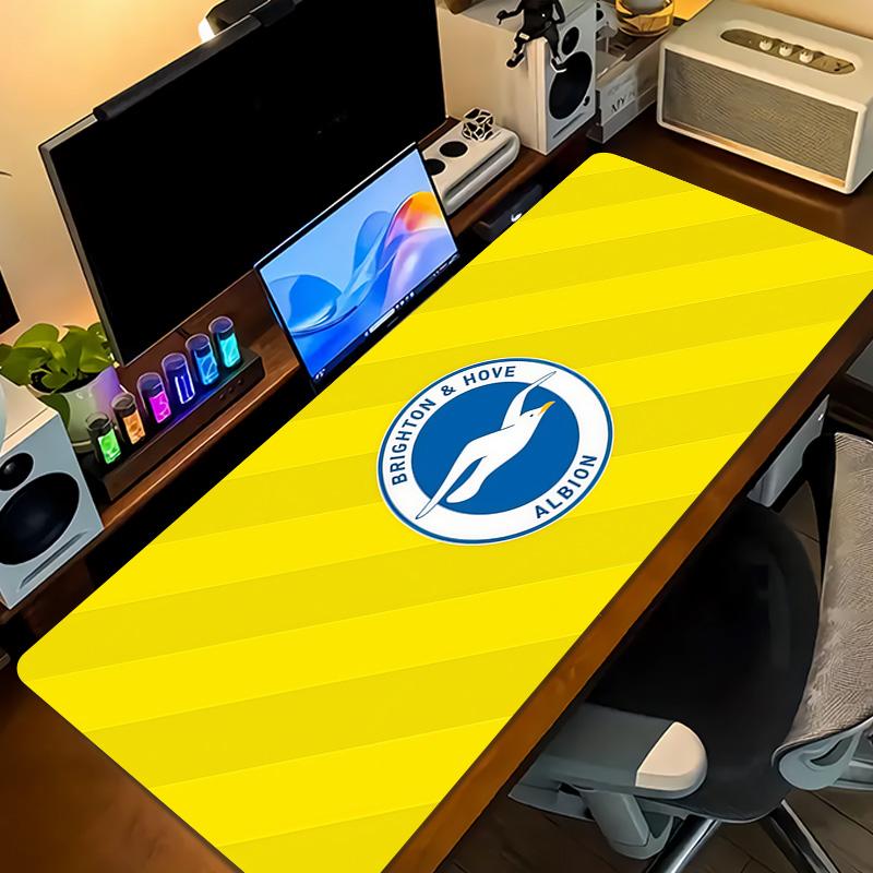 Подушка с принтом Brighton & Hove Albion Нескользящий Коврик для ноутбука, планшета, большой коврик для мыши XXL Игровой коврик для мини-ПК С заблокированным краем