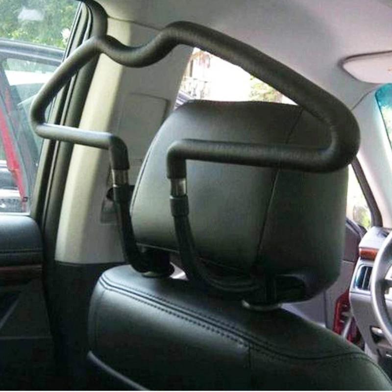 Compact Stainless Steel Car Coat Hanger Practical Automotive Clothing Hanger Never Rust Jacket Suit Holder Rack
