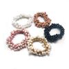 Girls' Pearl Hair Tie: Simple Ponytail Rubber Band Hair Accessory