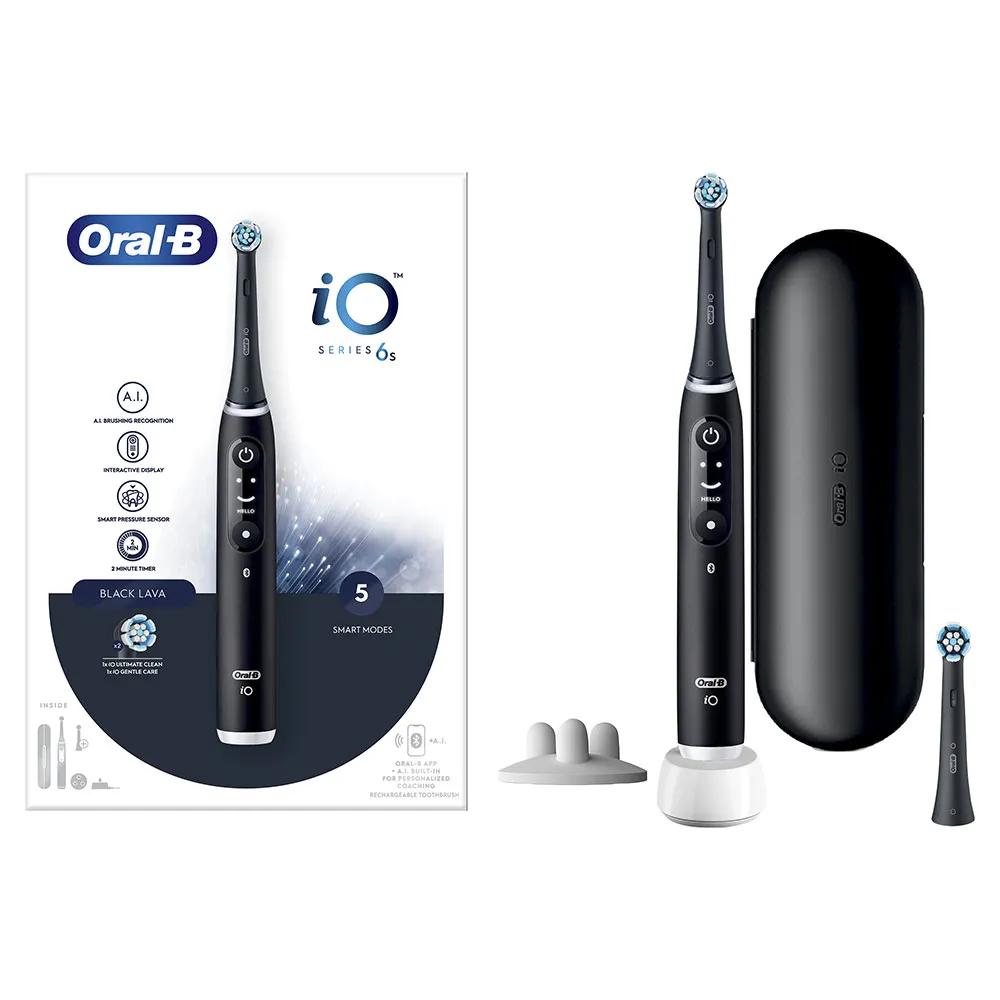 Oral-B iO 6 Electric Toothbrush Rechargeable Black