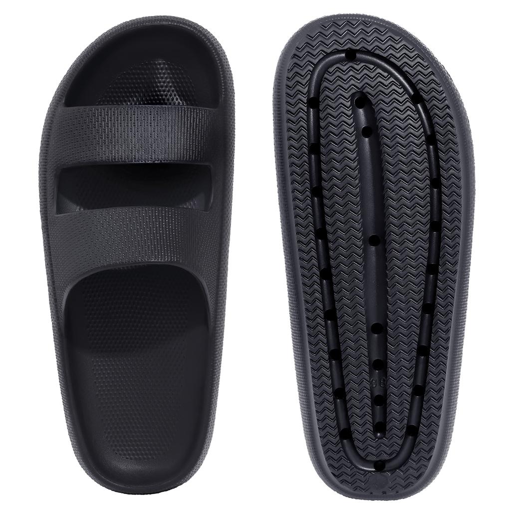 Модные детские подушки, женские тапочки и мужские нескользящие быстросохнущие шлепанцы для душа, комнатные сандалии для ванной, тапочки с мягкой подушкой и толстой подошвой