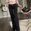 Spring 2022 Womens Fashion High Waist Y2k Women's Wide Leg Jeans Baggy Woman Denim Cargo Pants Jean Mom Jeans Trousers Zipp