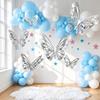 6PCS Double Layers Butterfly Hanging Decoration Multicolor Decorative Butterfly  Party Supplies