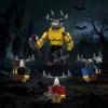99 Ночной Лесной Монстр Строительные Блоки Игрушка Модель для Сборки Декоративные Украшения Головоломки Игрушки ручной работы Хэллоуин Рождественские Подарки