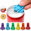 Hot 6PCS Simple Bottle Opener Reusable Easy Can Opener Sealed Drink Beer Cola Opener Lid Remover Kitchen Supplies Camping Tools