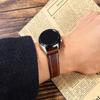 Подходит для Samsung Gears3Ticwatch Huami Watch Moto360 Тонкий Ремешок из Натуральной Коровьей Кожи Быстросъемный