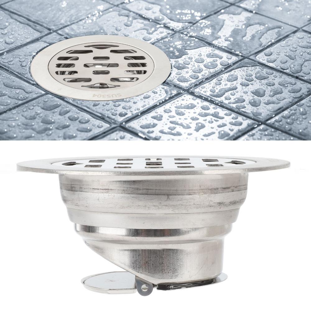Round Shower Drain Kit 304 Stainless Steel Floor Drain Kit Easy Install Floor Drain Commercial