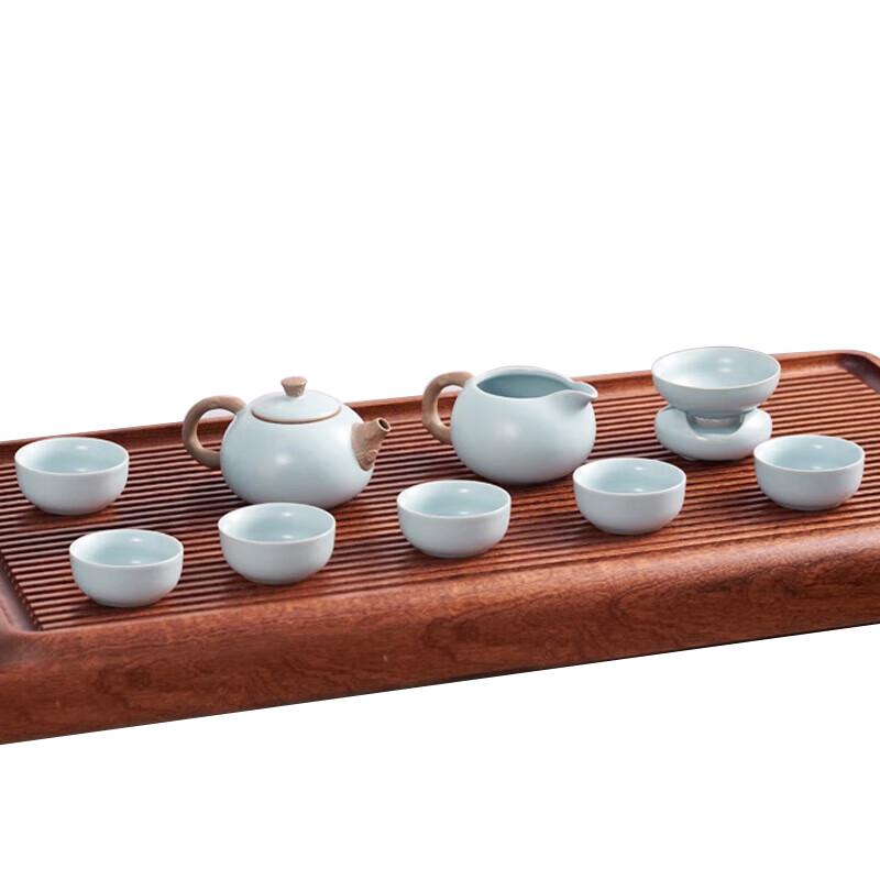 Bafangli Ru Kiln Xishi Teapot 10-Piece Set