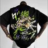 Dragon Ball Z Super Saiyan Son Goku Mens Tshirt 2026 New Fashion Streetwear Loose Fit Summer Casual Anime Top for Boys