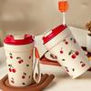 Leak-proof Plastic Water Cup Cold And Heat-Resistant Milk Coffee Cup Tumbler Outdoor Portable Drinking Cup Drinkware