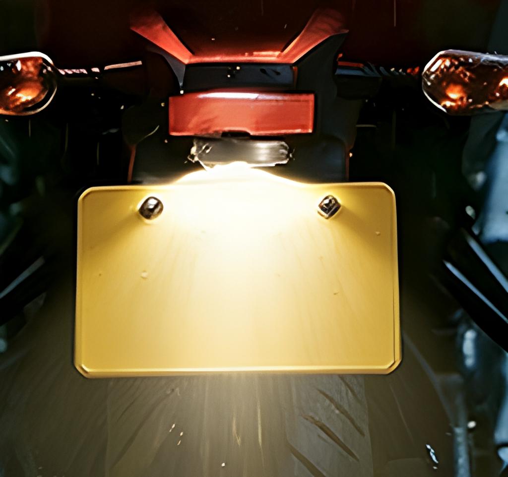 Small Size LED Number Plate Light 44x12x7mm 12V Vehicle Plate Lamp for Motorcycle Scooter Trailer Truck