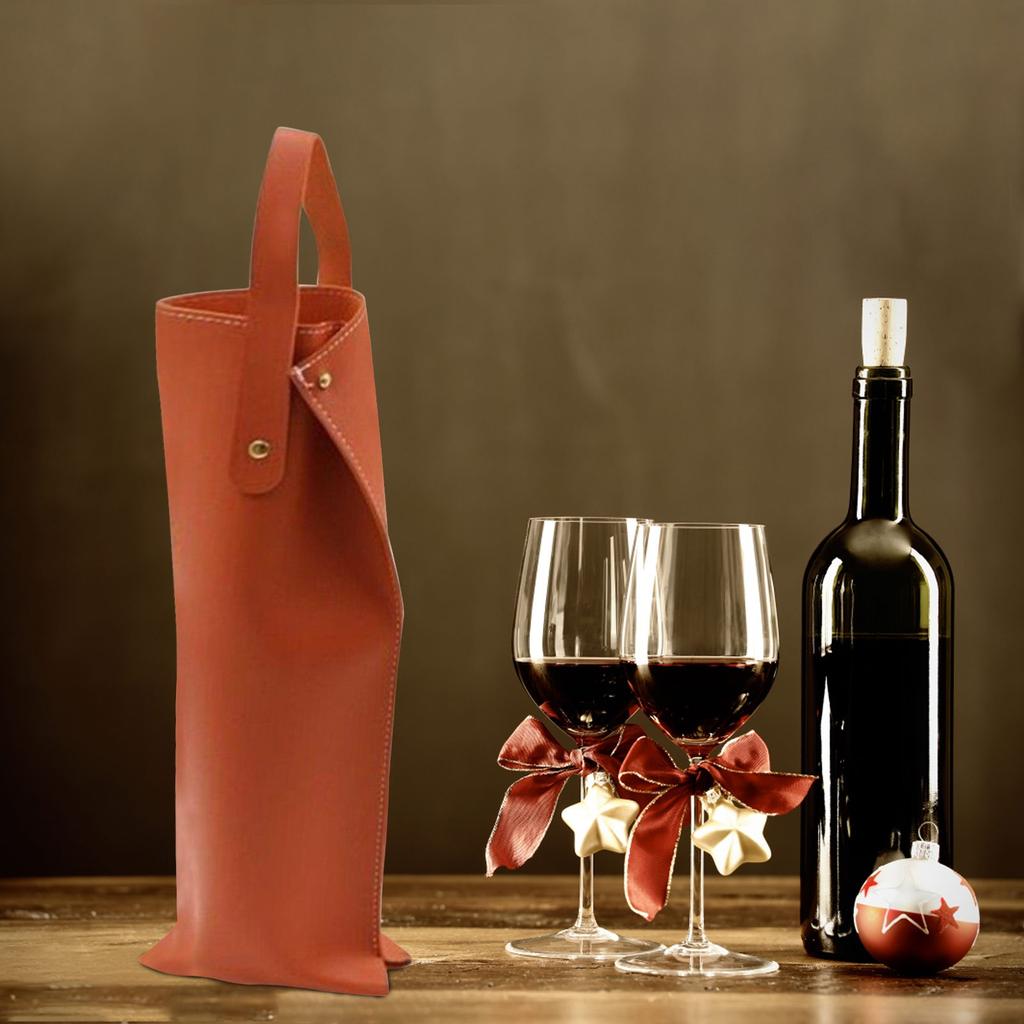 Кожаная сумка для вина, подарочная сумка для бутылки виноградного вина, сумка для шампанского, подходит для любителей вина