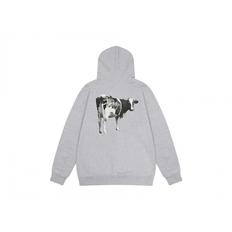 Mens Unisex Hooded Sweatshirt Letter Print Loose Fit Casual Top
