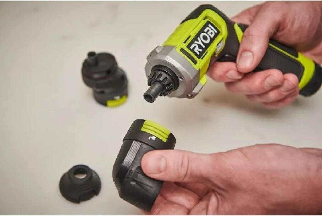 Мини-шуруповёрт Ryobi ERGO RSD4-120TRSD4-120TA2 (1x 4V 2,0 Ah + 2 Насадки)