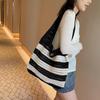 Handwoven Beach Crochet Bag for Women Lightweight Knitted Tote Handbag Summer Shopping Travel Shoulder Purse