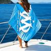 Flame Logo Design Printed Beach Towel, Super Soft Microfiber, Perfect Gift Birthday, for Pool, Beach, Travel, for family and friends