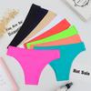 Seamless Panties Women Breathable Underwear Solid Color Low Rise Knickers Briefs