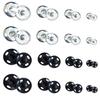 180PCS Sew On Snaps Button, Metal Snaps Fastener Press Studs Snap Fastener for Bag Clothes DIY Craft, 8mm/10mm/12mm/15mm