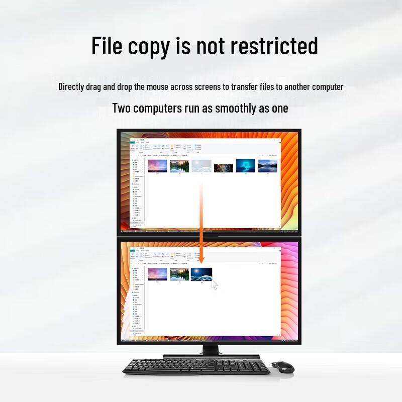 Ugreen USB-переключатель для совместного использования и передачи данных с 2 портами USB и 3 периферийными устройствами