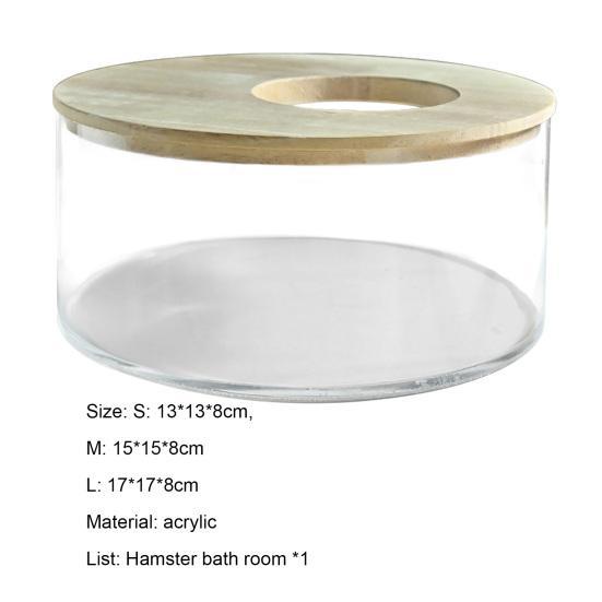 Sand Container Creative Design Wide Applicability Transparent Acrylic Critter Sand Bath Box