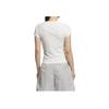 Adidas FOS Short Sleeve T-Shirt Comfortable Versatile Fashion Solid Color Women Tops White KC3771