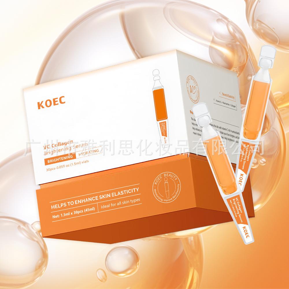KOEC Collagen VC Brightening Ampoules 30x1.5ml Hydrating Face Serum