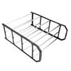 4-layer Metal Shoe Rack Black Easy Assembly Large Capacity Shoe Rack