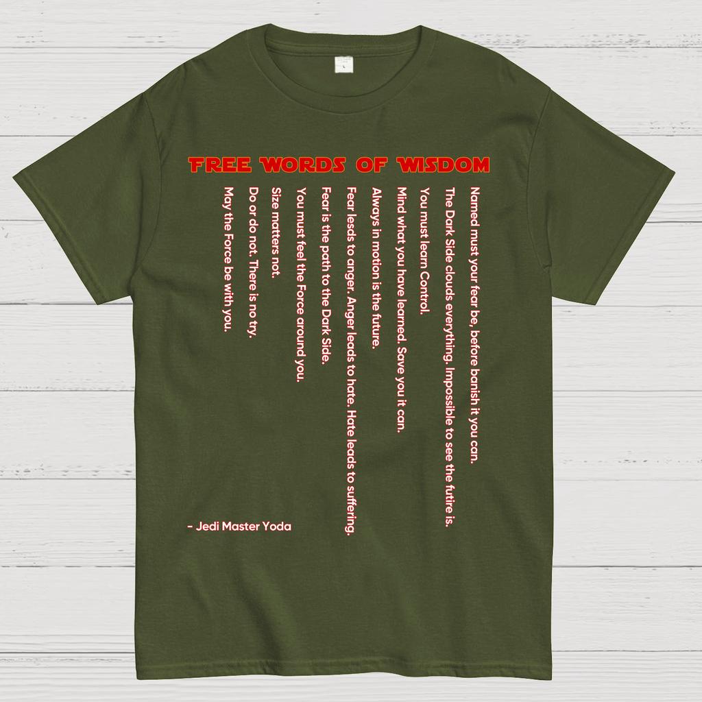 Free Wisdom Language Cotton Summer Casual Cool Loose T-Shirt