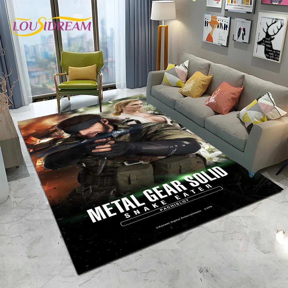 3D Игра Metal Gear Solid Мультяшный HD Ковер Коврик для Дома Гостиной Спальни Дивана Придверный Коврик Декор, Детский Ковер Нескользящий Напольный Коврик