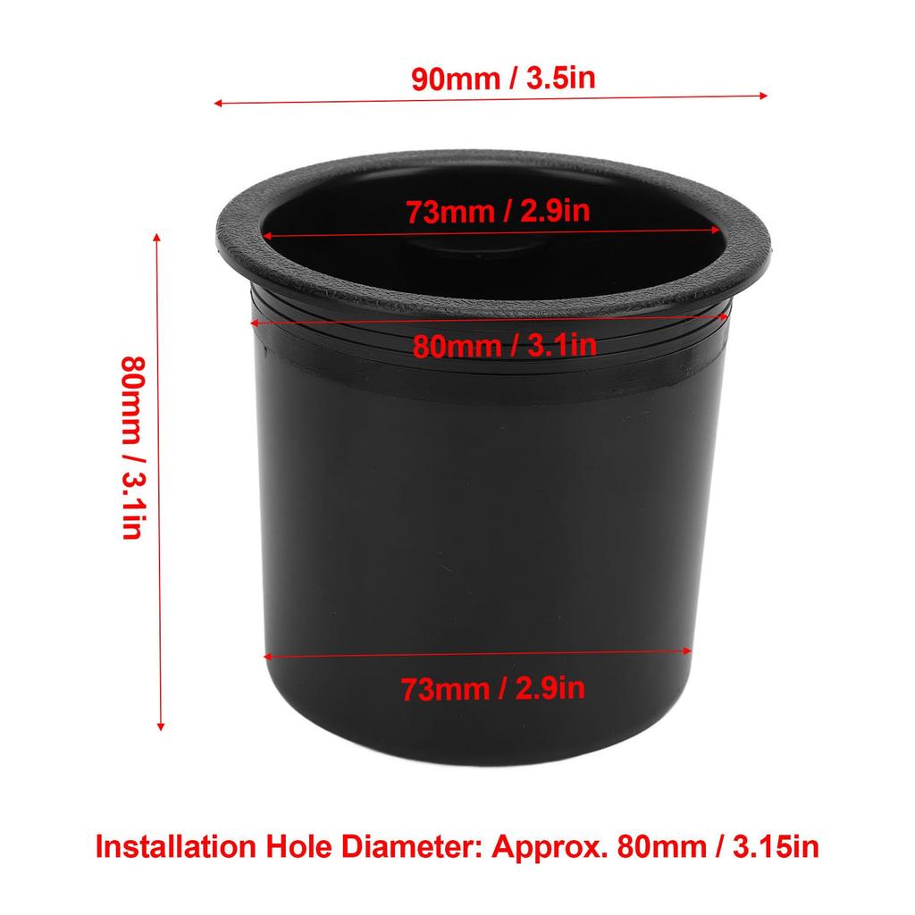 2 Вставки подстаканника с антивибрацией для 73 мм Лодка, Автодом, Прицеп, Аксессуары для патио, Стабильное и безопасное размещение напитков