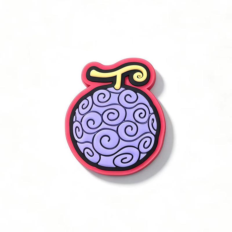 New One-Piece PVC Flower Shoe Decorations & Buckles