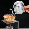 Бытовая Кофейная Кастрюля из Нержавеющей Стали Кофейник для Капельного Заваривания Чайник с Носиком 500 мл