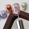 Heart Magnet Set Nail Art Tool with Y-Shaped Guide for DIY Manicure Professional Magnetic Rods for Heart-Shaped Patterns