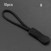 Buckle Suitcase Tent Backpack Zipper Pull Zip Puller Replacement Ends Lock Zips Cord Rope Pullers