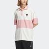 Adidas Originals Monkey Kingdom Cartoon Logo Color Block Polo V.1 Men Tops Pink White IP1800