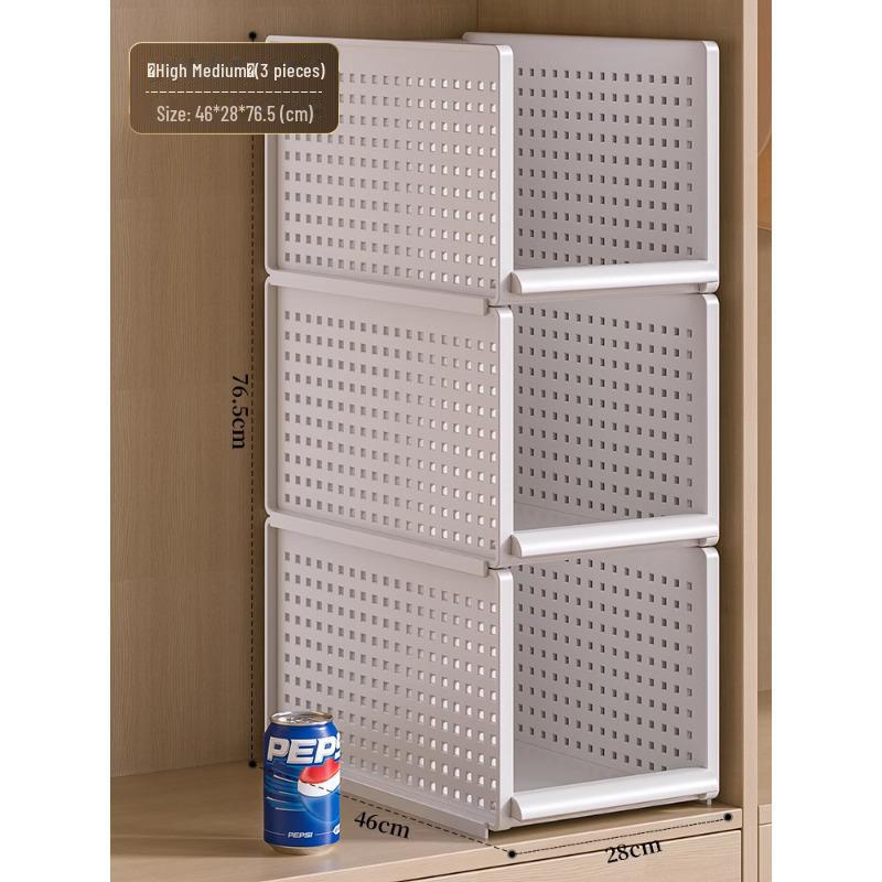 Wardrobe Partition Board: Adjustable Drawer-Style Clothes Organizer for Bedroom Storage