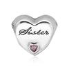 Pandora 791946pcz Sisters Love Silver Charm