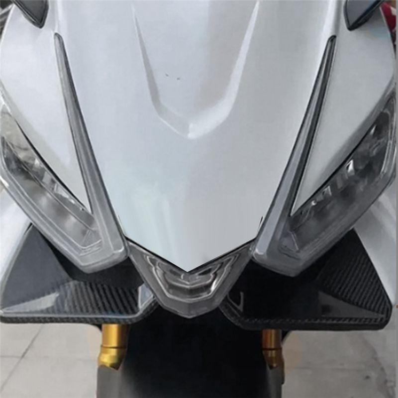 Authentic Motorcycle Front Lip Wind Wing Cover Real Carbon Fiber Cone Aerodynamics Fairing Spoiler For Aprilia RS 660 -2024
