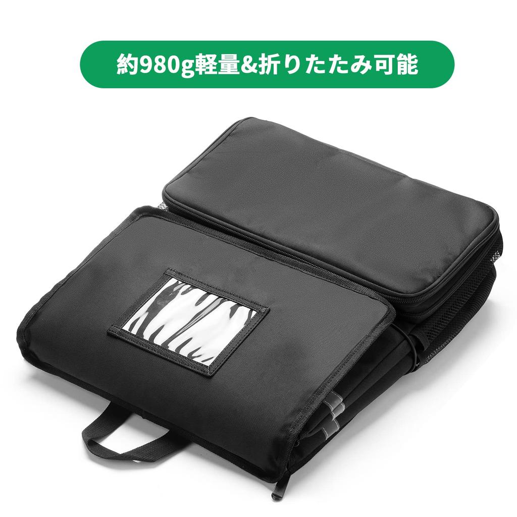 Naokin Uber Eats Delivery Bag Uber Eats Bag Delivery Bag Large Capacity Uback Thermal Insulation Backpack Pizza Pouch Sushi Uber Bag with Divider