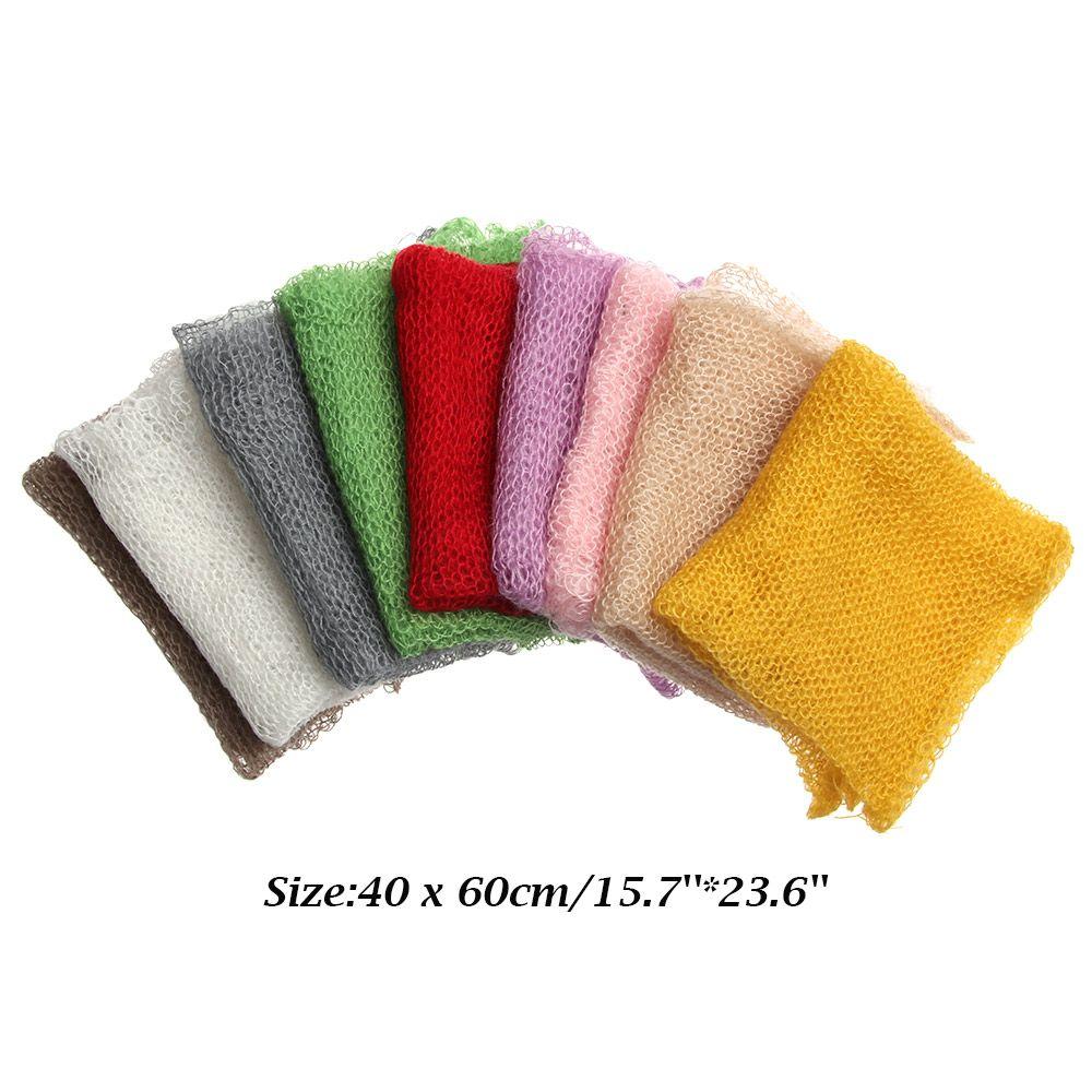 Fashion Soft Long Warm Winter Elastic Baby Photography Props Blanket Stretch Knit Wrap Newborn Wrap